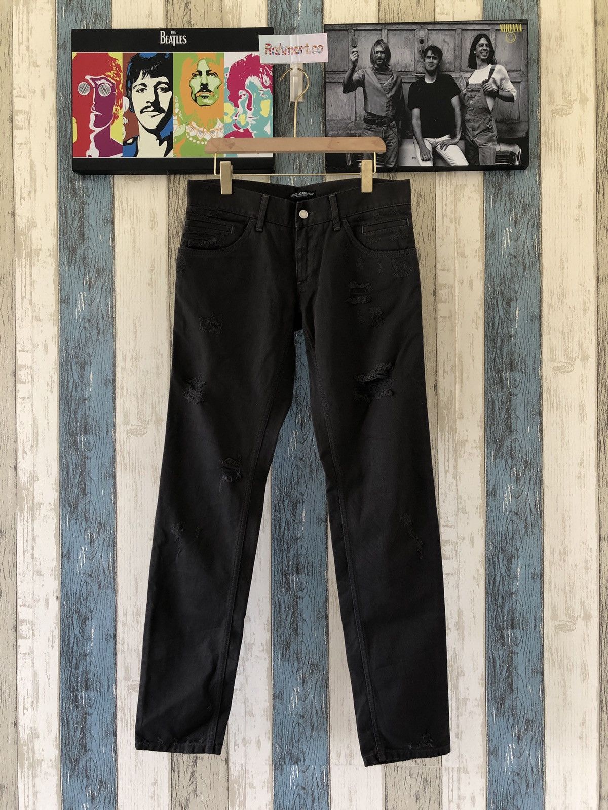 Dolce & Gabbana Distressed Dolce & Gabbana Jeans Size US 34 / EU 50 - 3 Thumbnail