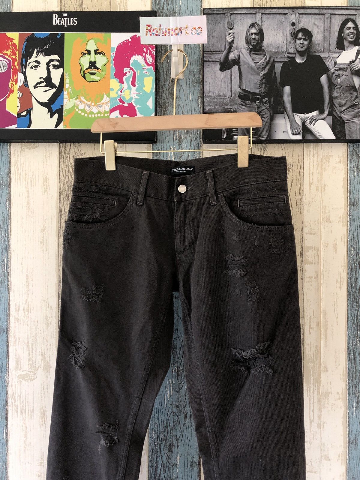 Dolce & Gabbana Distressed Dolce & Gabbana Jeans Size US 34 / EU 50 - 2 Thumbnail