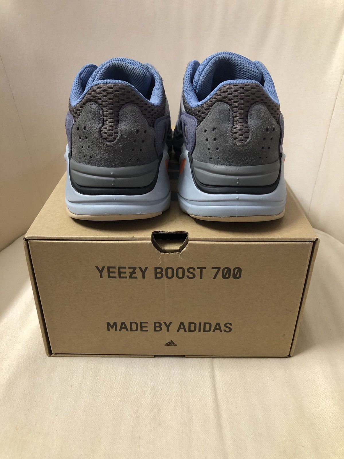 Adidas Adidas Yeezy Boost 700 700s Carbon Blue Size US 5.5 / EU 38 - 3 Thumbnail