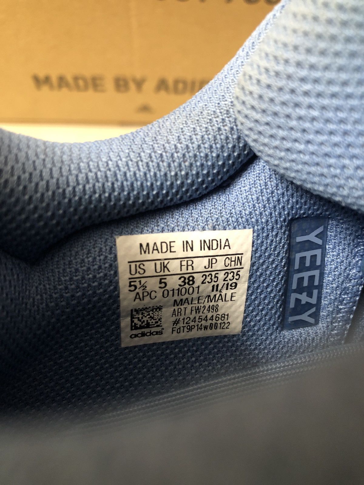 Adidas Adidas Yeezy Boost 700 700s Carbon Blue Size US 5.5 / EU 38 - 5 Thumbnail