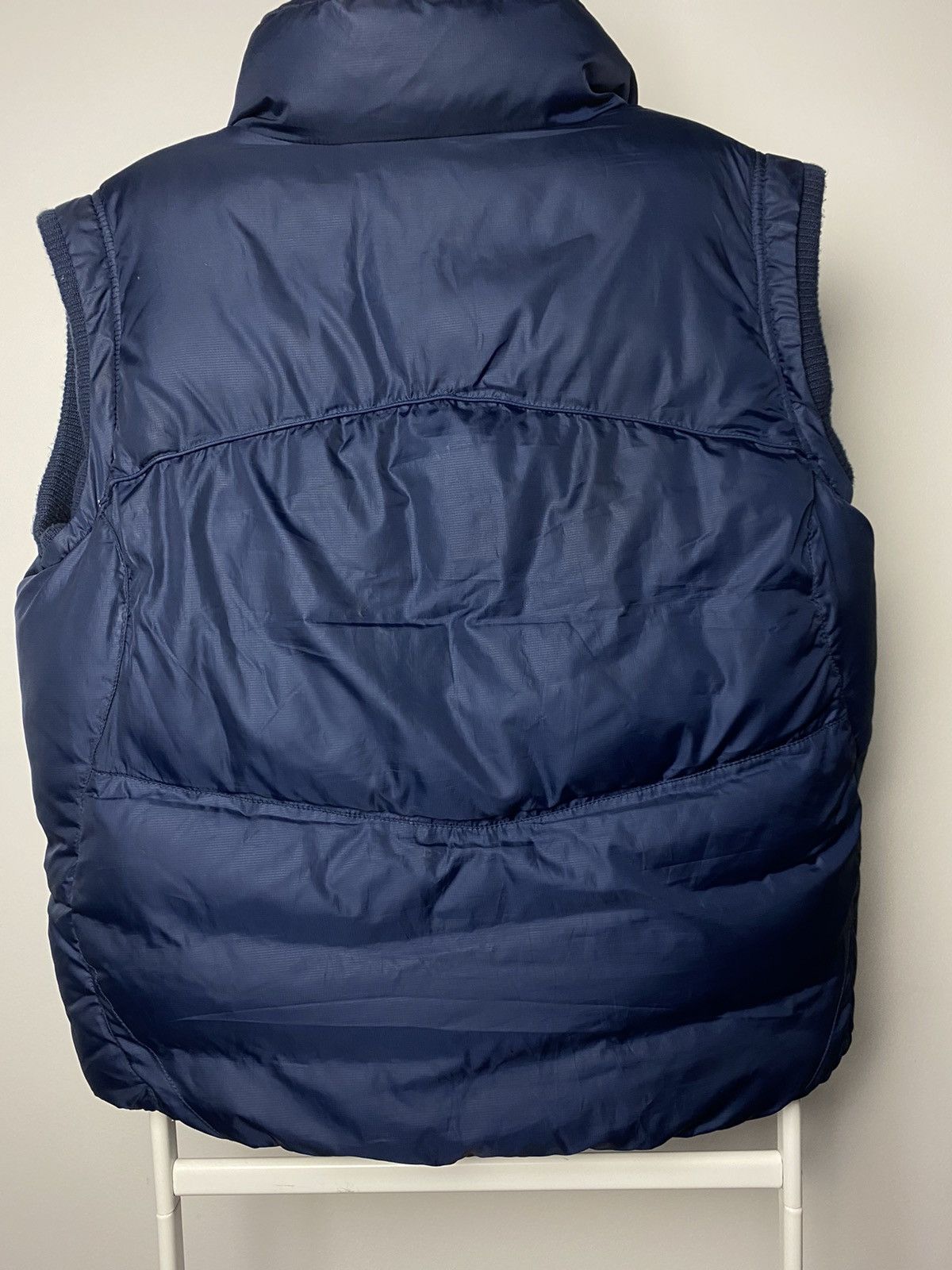 Nike × Vintage Nike vintage navy puffer vest small swoosh 2000s Size US S / EU 44-46 / 1 - 5 Thumbnail
