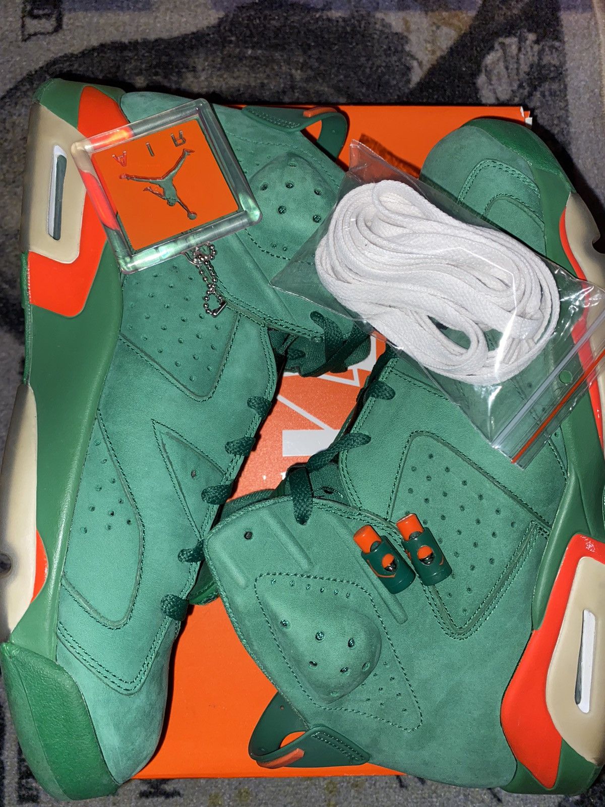 Jordan Brand × Nike Jordan 6 Retro Gatorade Green Size US 12 / EU 45 - 3 Thumbnail