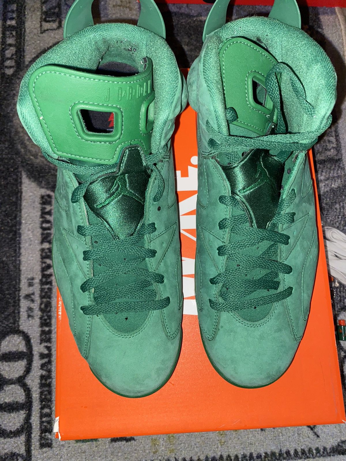 Jordan Brand × Nike Jordan 6 Retro Gatorade Green Size US 12 / EU 45 - 4 Thumbnail