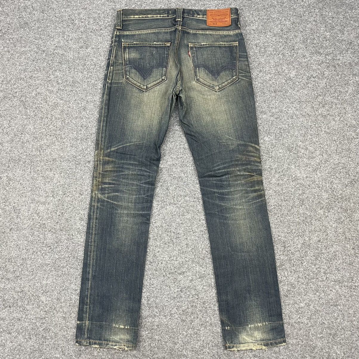 Levi's × Vintage Vintage Distressed Levis 513 Skinny Leg- wc 0001 Size US 32 / EU 48 - 2 Thumbnail
