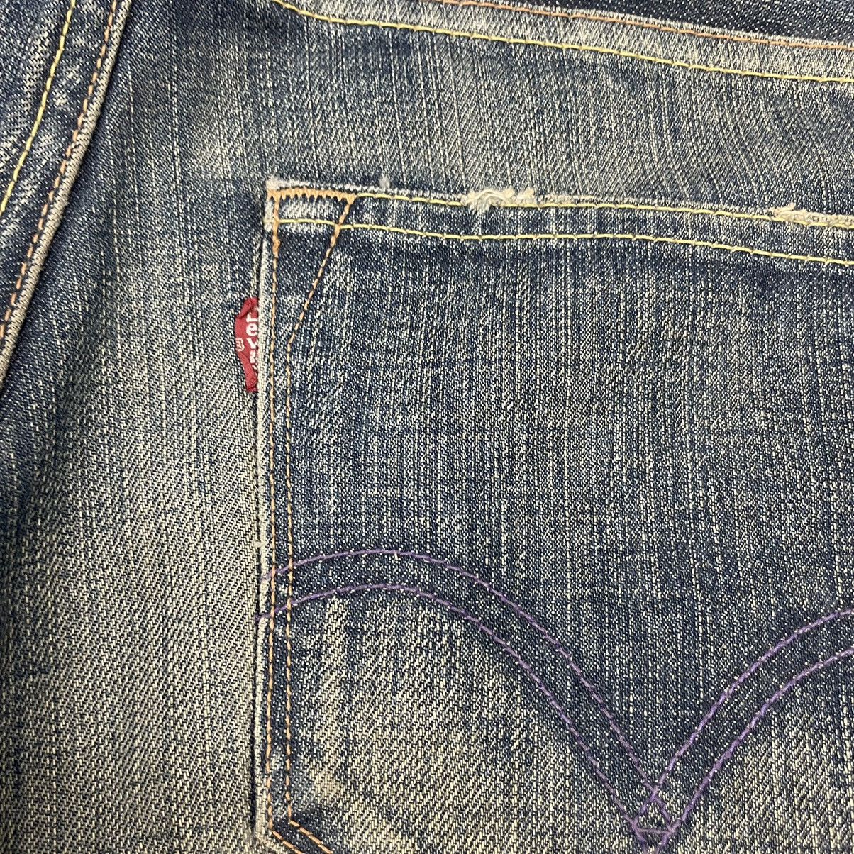 Levi's × Vintage Vintage Distressed Levis 513 Skinny Leg- wc 0001 Size US 32 / EU 48 - 7 Thumbnail