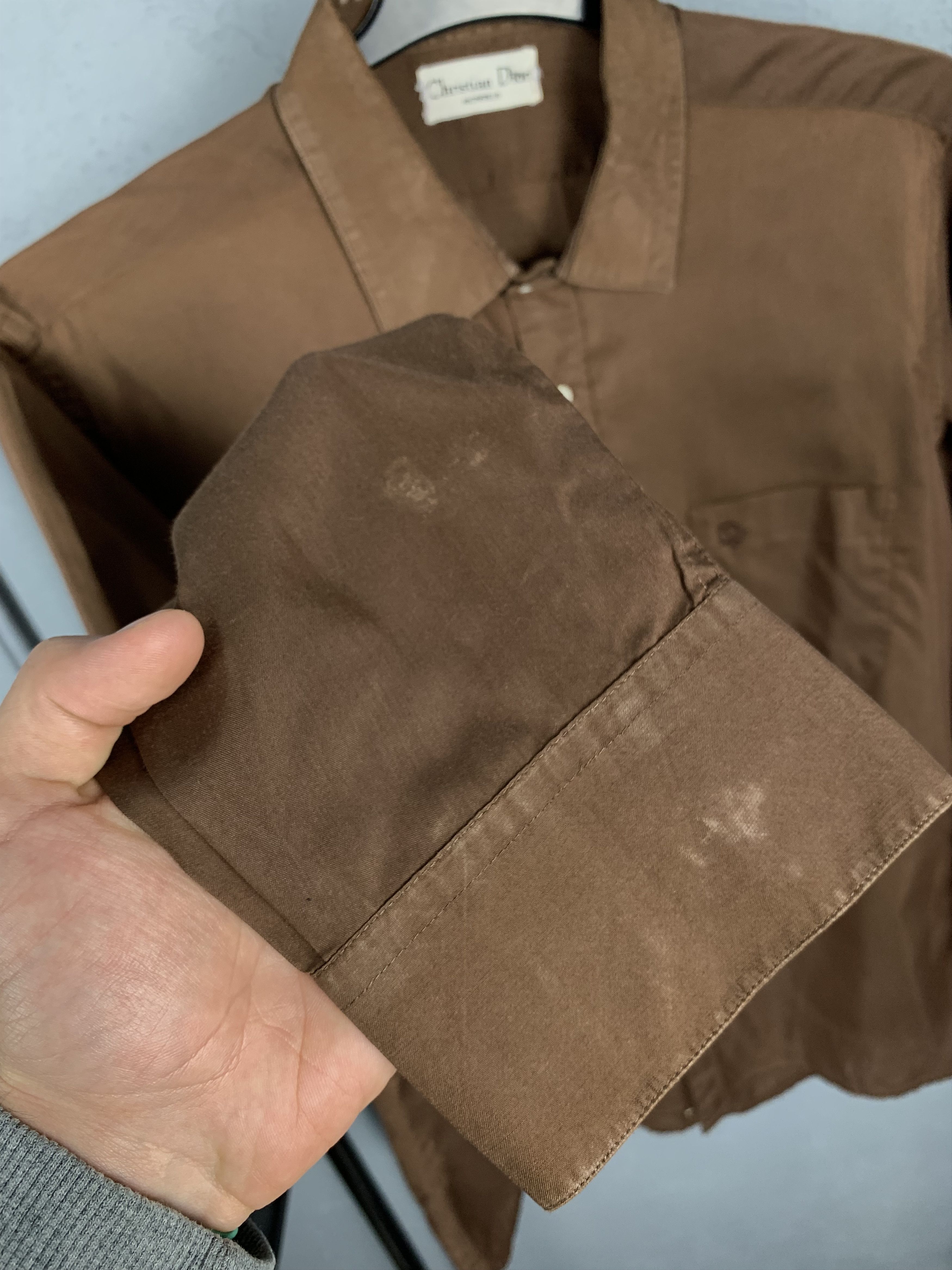 Christian Dior Monsieur × Dior × Vintage CHRISTIAN DIOR Mens Long Sleeve Shirt Size US L / EU 52-54 / 3 - 9 Thumbnail