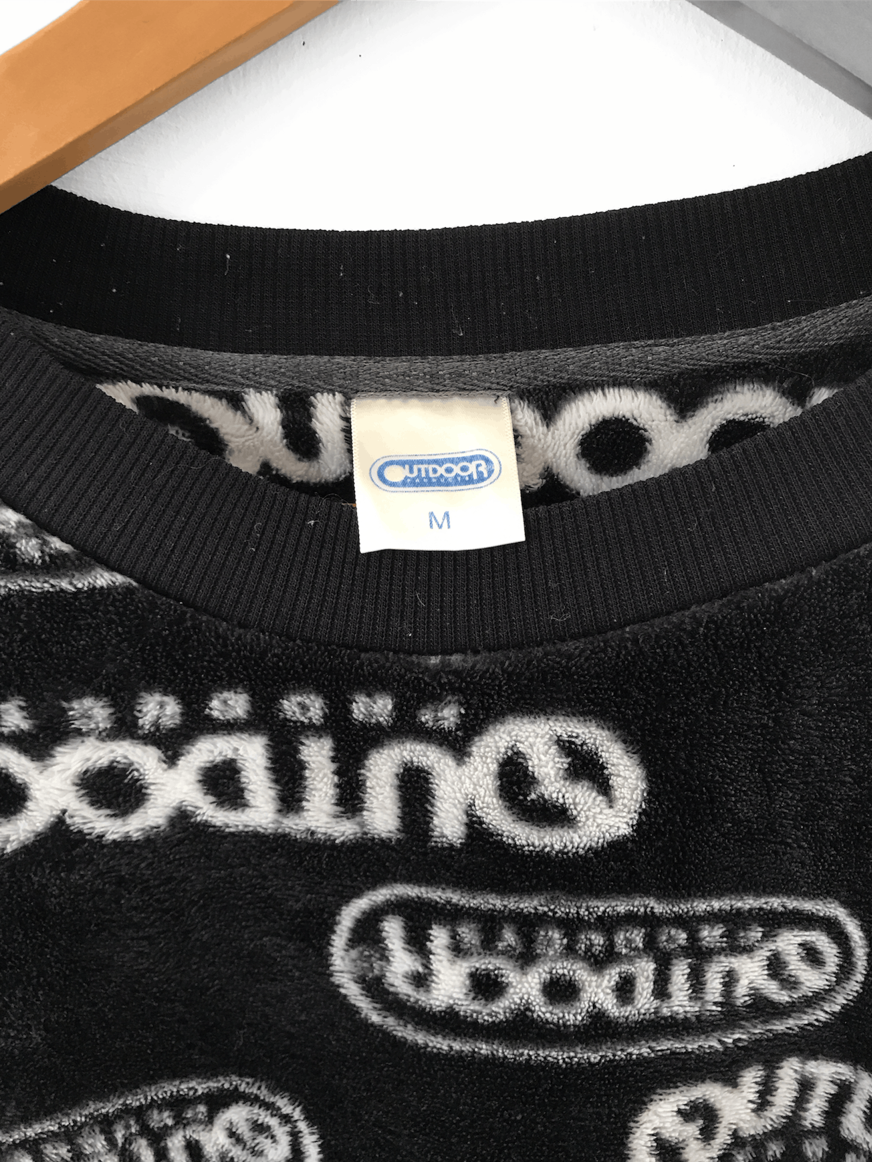 Japanese Brand Outdoor Fleece Monogram Sweater Size US M / EU 48-50 / 2 - 3 Thumbnail