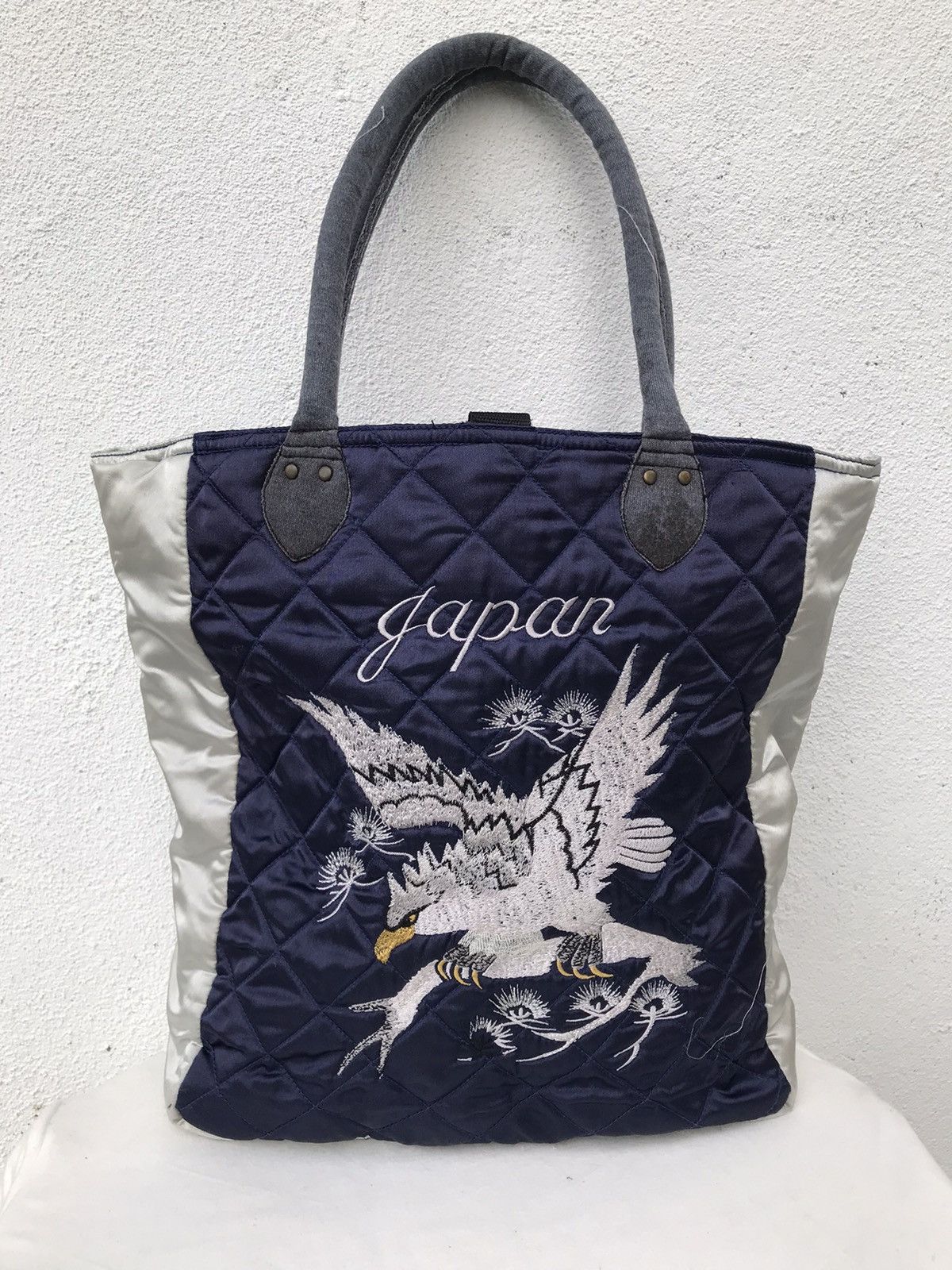 Japanese Brand Sukajan Eagle Totebag Embroidery Logo Size ONE SIZE - 1 Thumbnail