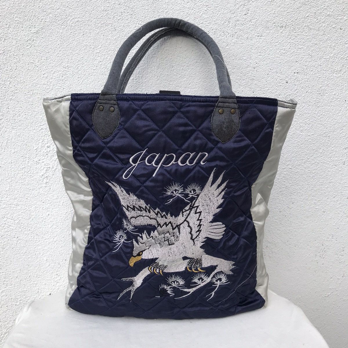 Japanese Brand Sukajan Eagle Totebag Embroidery Logo Size ONE SIZE - 4 Thumbnail