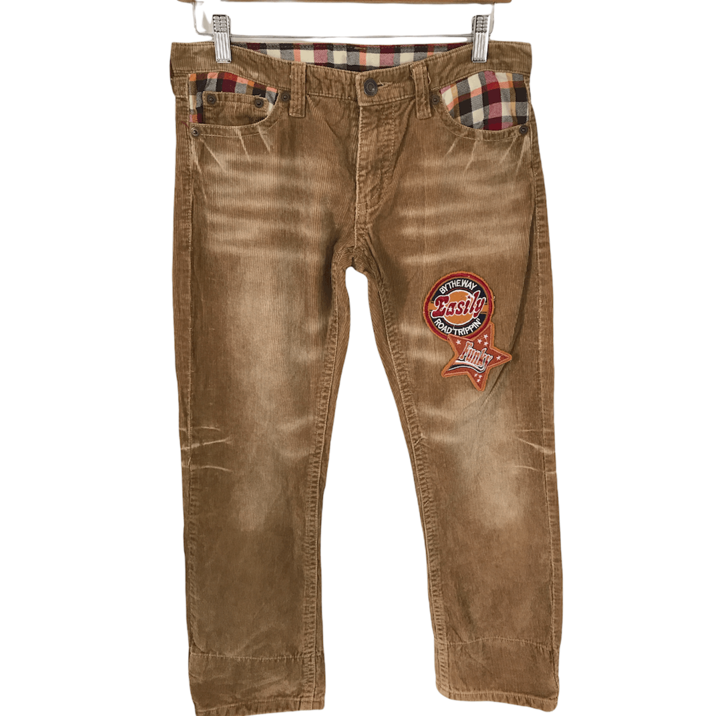 Japanese Brand Japanese Brand Conduroy Patchwork Pants Size US 33 - 5 Thumbnail