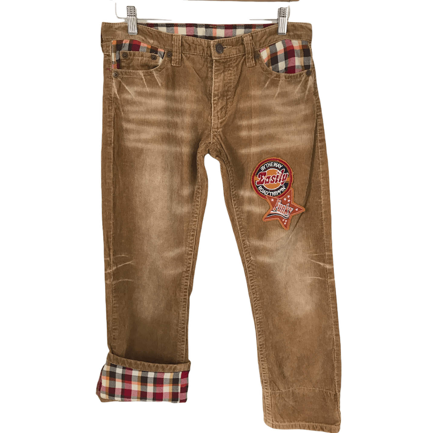 Japanese Brand Japanese Brand Conduroy Patchwork Pants Size US 33 - 1 Thumbnail