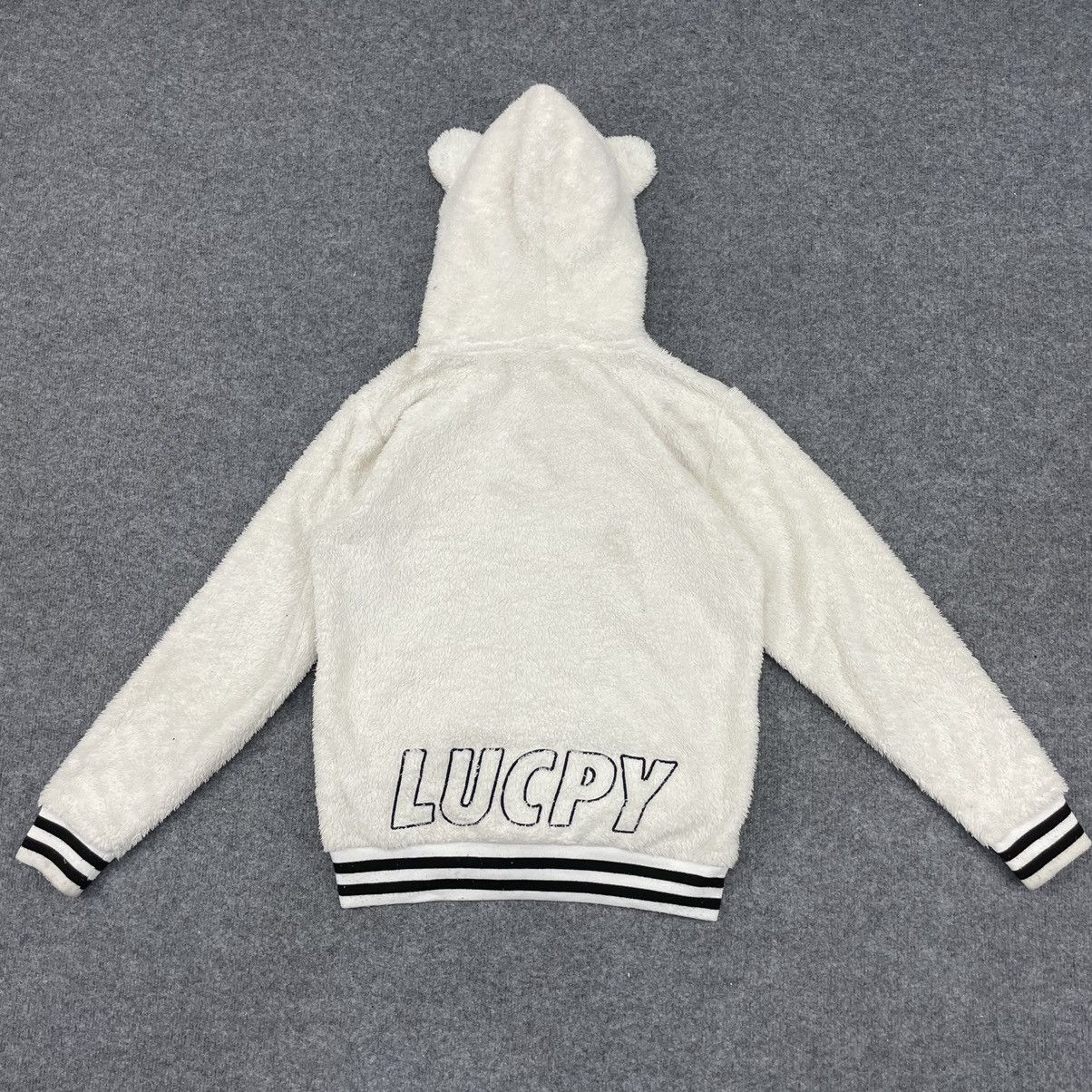 Girl Skateboards × Japanese Brand × Vintage Lucpy Skate Fleece ear Hoodie Jacket Size US M / EU 48-50 / 2 - 2 Thumbnail