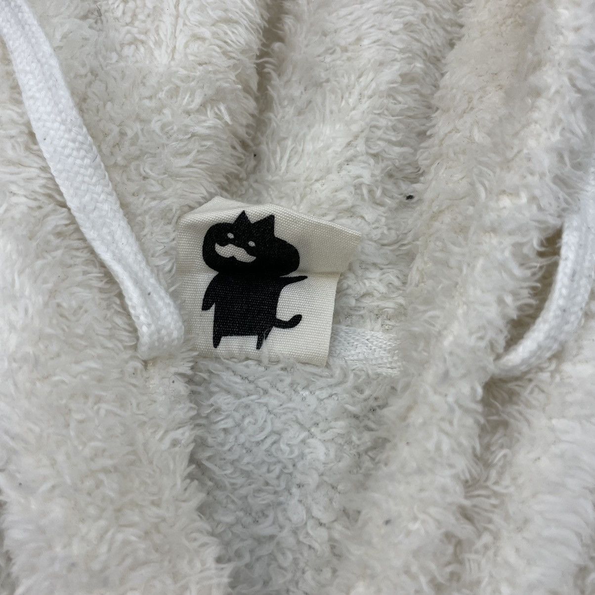 Girl Skateboards × Japanese Brand × Vintage Lucpy Skate Fleece ear Hoodie Jacket Size US M / EU 48-50 / 2 - 9 Thumbnail