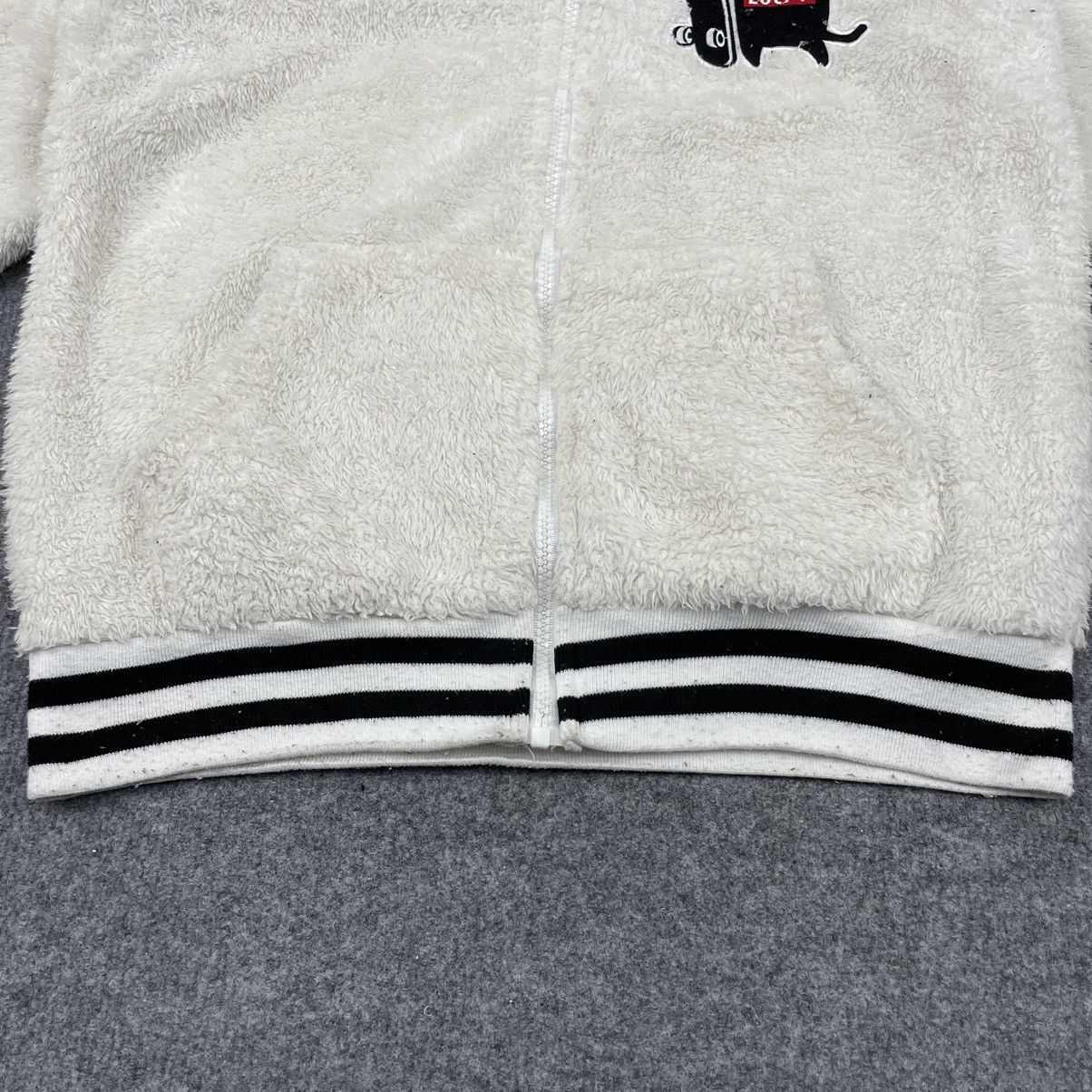 Girl Skateboards × Japanese Brand × Vintage Lucpy Skate Fleece ear Hoodie Jacket Size US M / EU 48-50 / 2 - 7 Thumbnail