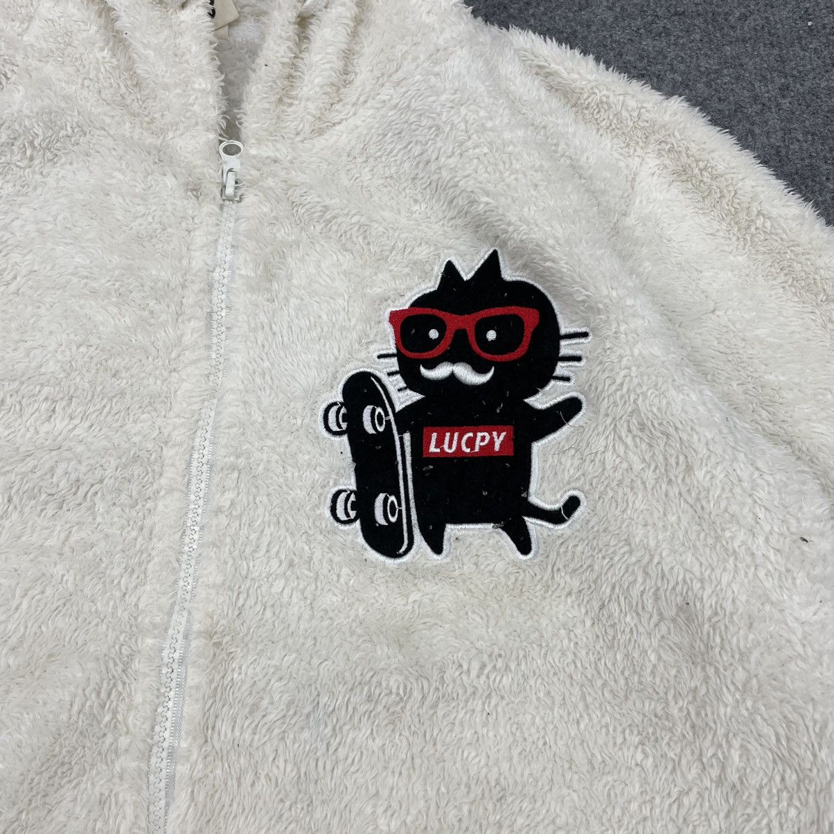 Girl Skateboards × Japanese Brand × Vintage Lucpy Skate Fleece ear Hoodie Jacket Size US M / EU 48-50 / 2 - 3 Thumbnail