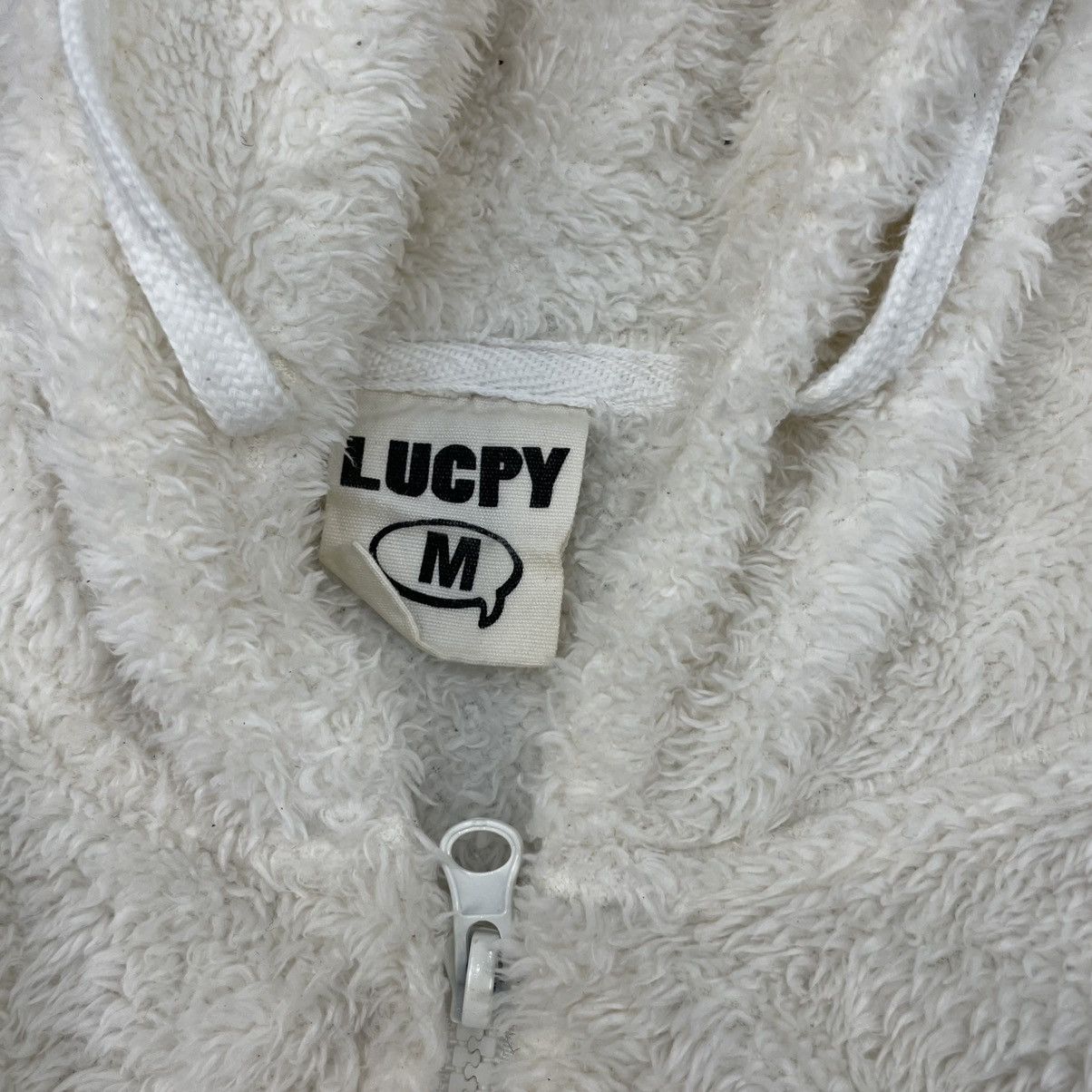 Girl Skateboards × Japanese Brand × Vintage Lucpy Skate Fleece ear Hoodie Jacket Size US M / EU 48-50 / 2 - 8 Thumbnail