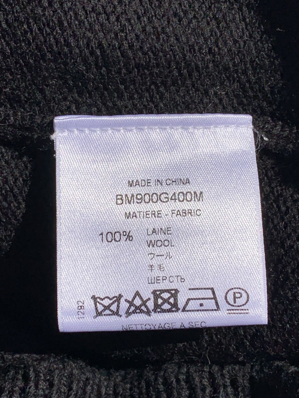 Givenchy Givenchy Wool Logo Intarsia Knit Sweater Size US S / EU 44-46 / 1 - 4 Thumbnail