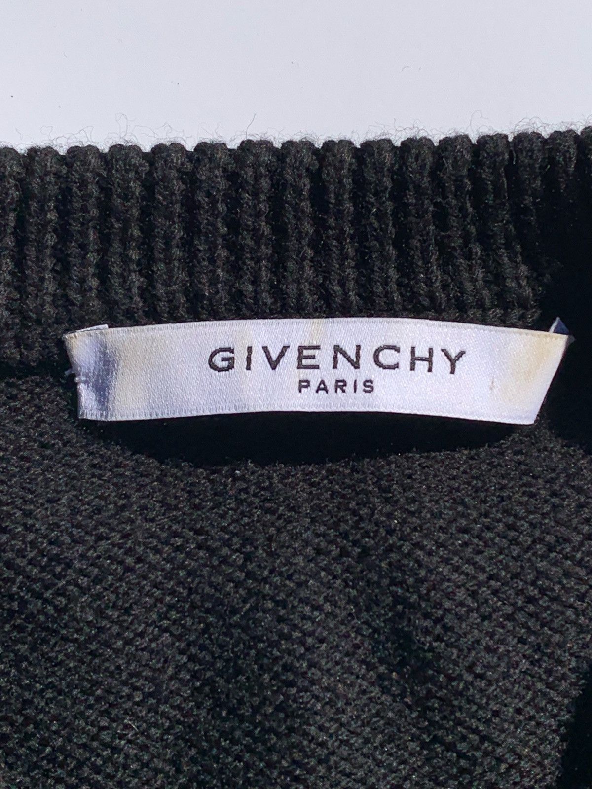 Givenchy Givenchy Wool Logo Intarsia Knit Sweater Size US S / EU 44-46 / 1 - 3 Thumbnail