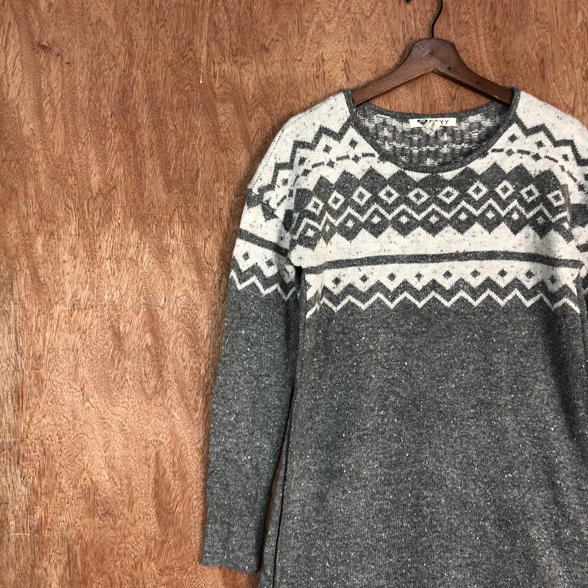 Homespun Knitwear DL Roxy Navajo Grey long Knitwear #c734 Size US S / EU 44-46 / 1 - 7 Thumbnail