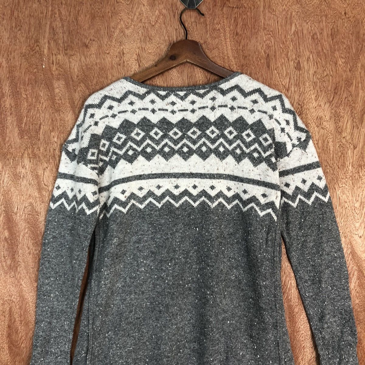 Homespun Knitwear DL Roxy Navajo Grey long Knitwear #c734 Size US S / EU 44-46 / 1 - 12 Thumbnail