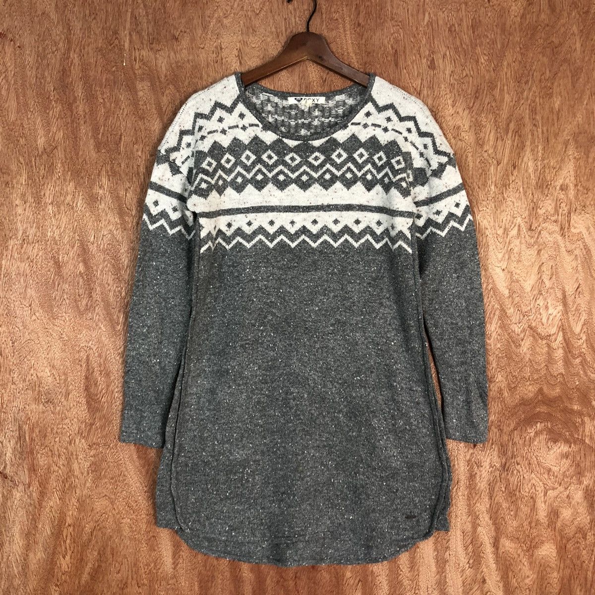 Homespun Knitwear DL Roxy Navajo Grey long Knitwear #c734 Size US S / EU 44-46 / 1 - 1 Thumbnail