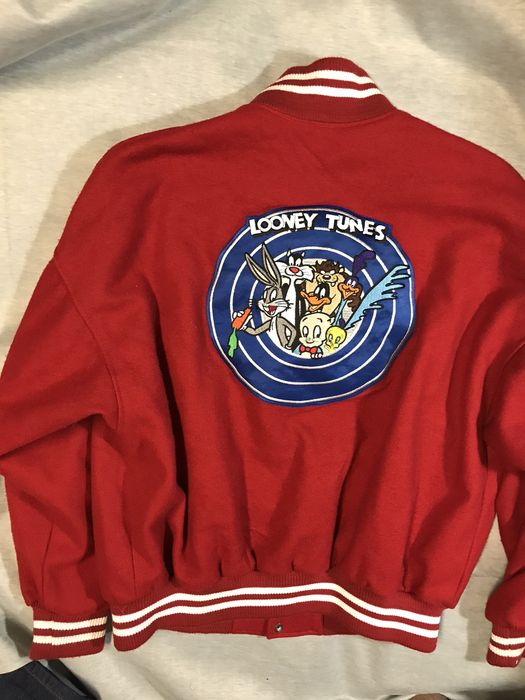 Vintage Looney Tunes varsity jacket extra large xl | Grailed