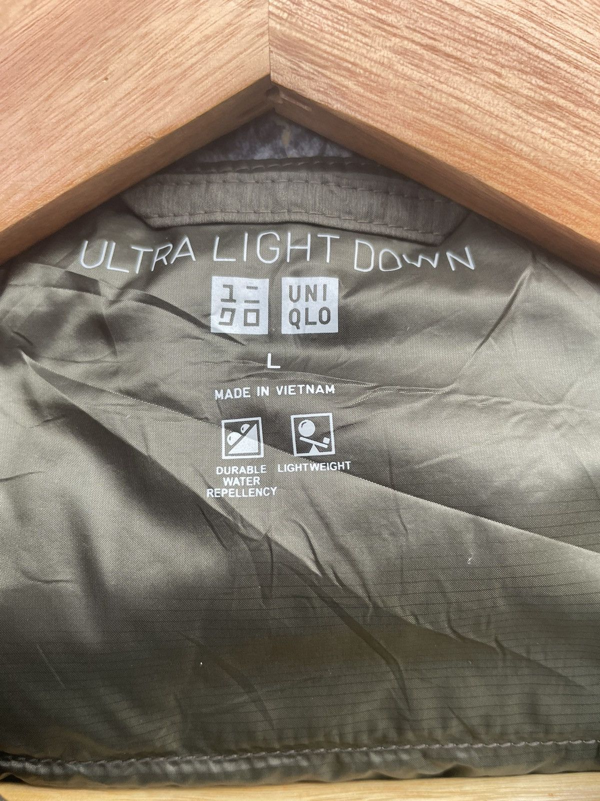 Uniqlo Ultra Light Down Jacket Olive Green