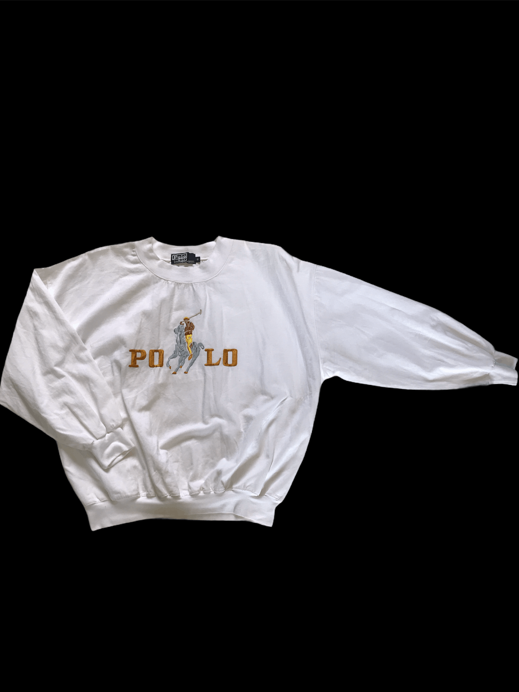 Polo Ralph Lauren × Vintage Vintage Polo Sweatshirts Big Logo Size US S / EU 44-46 / 1 - 2 Thumbnail