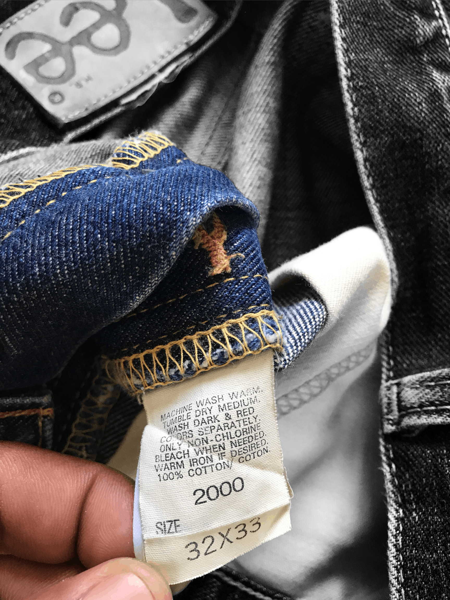 Lee × Vintage Vintage Distressed Lee Jeans Size US 33 - 8 Thumbnail