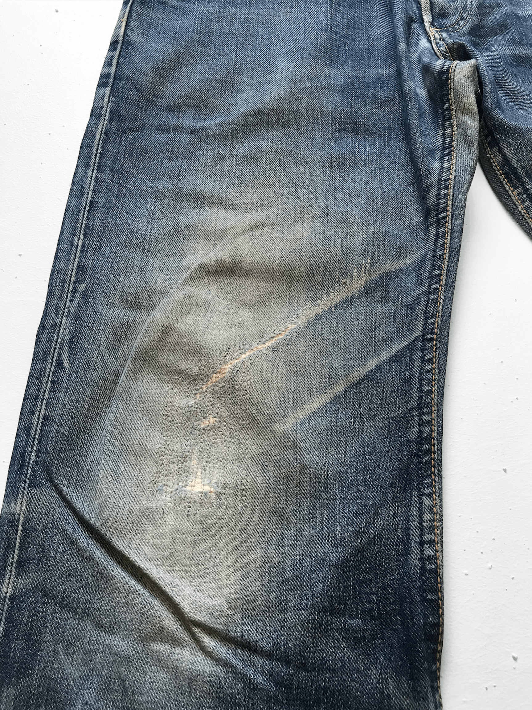 Lee × Vintage Vintage Distressed Lee Jeans Size US 33 - 3 Thumbnail