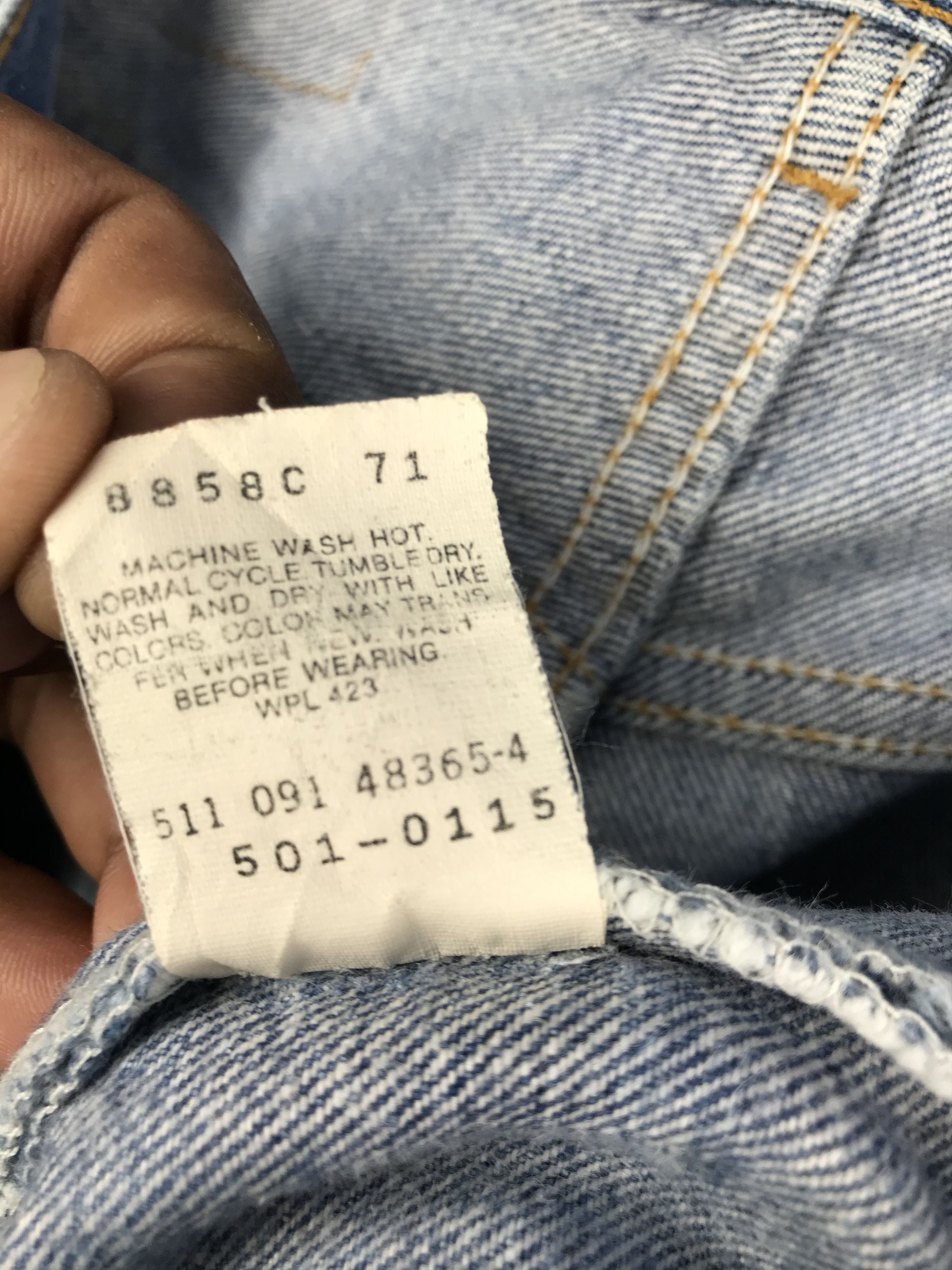 Levi's × Levi's Vintage Clothing Vintage Levi's Button 511 Size US 34 / EU 50 - 9 Thumbnail