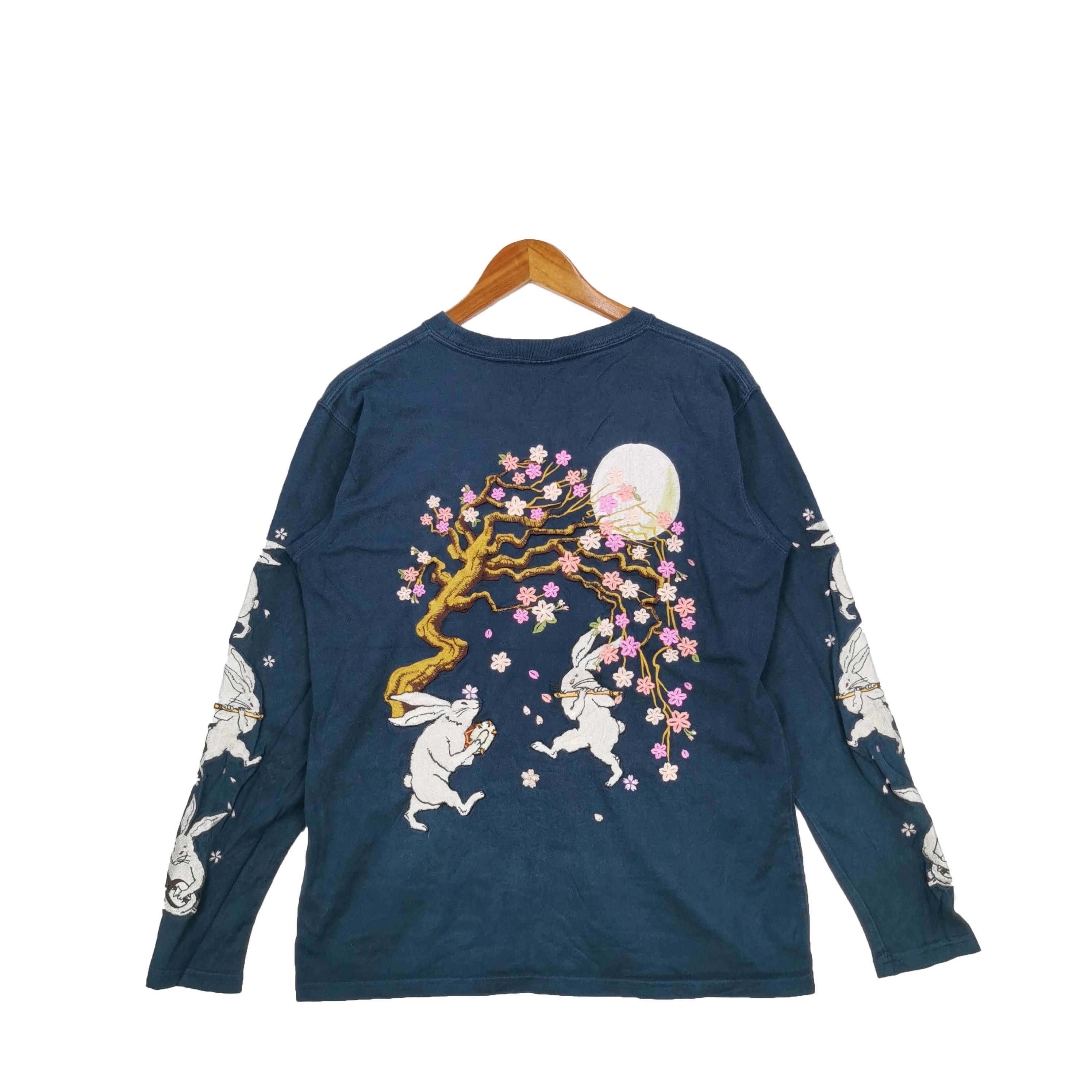 Japanese Brand Vintage Japanese Sukajan T-Shirt Japanese Traditional Size US M / EU 48-50 / 2 - 1 Thumbnail