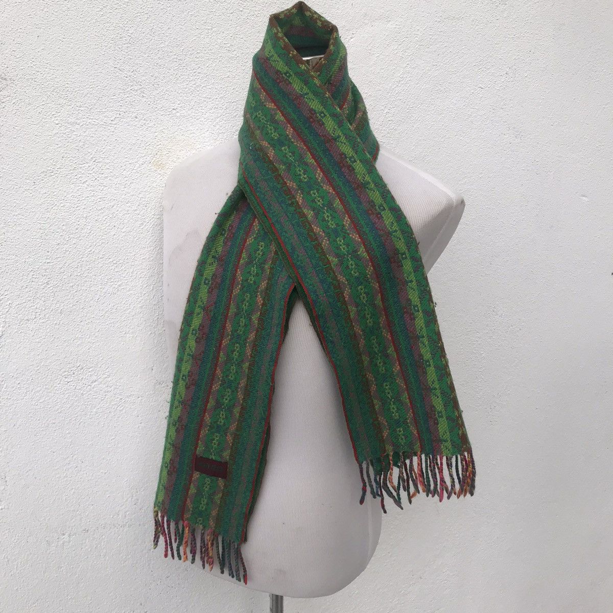 Japanese Brand × Kenzo × Vintage Kenzo Muffler / Scarf Wool Size ONE SIZE - 3 Thumbnail
