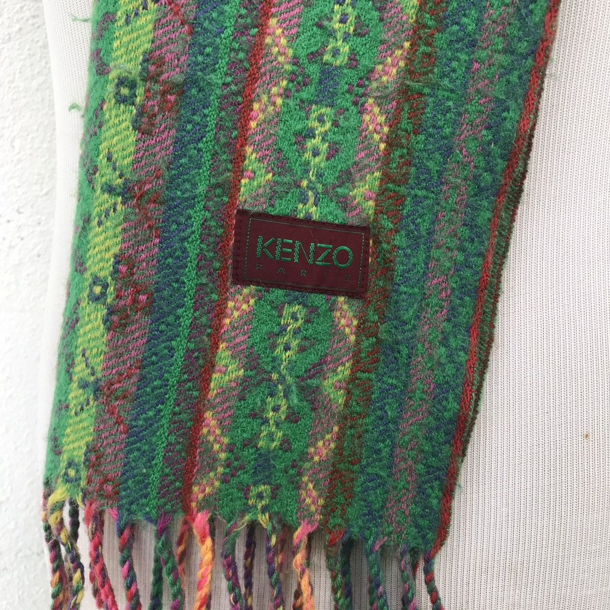 Japanese Brand × Kenzo × Vintage Kenzo Muffler / Scarf Wool Size ONE SIZE - 1 Thumbnail