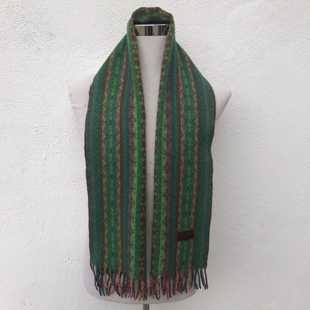 Japanese Brand × Kenzo × Vintage Kenzo Muffler / Scarf Wool Size ONE SIZE - 2 Thumbnail