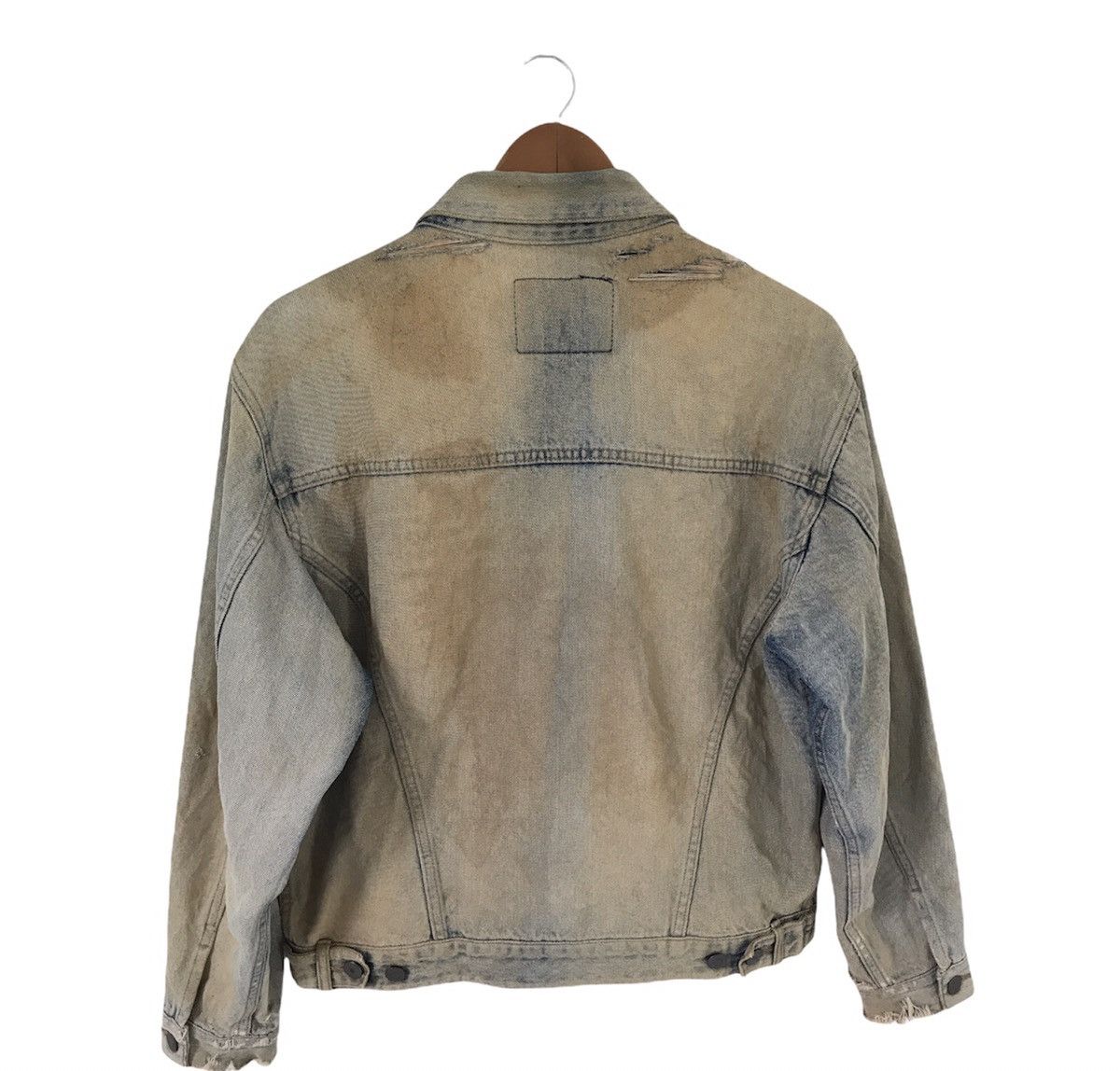 Vintage Vintage Elvis Presley Distressed Denim Jacket Size US M / EU 48-50 / 2 - 2 Thumbnail