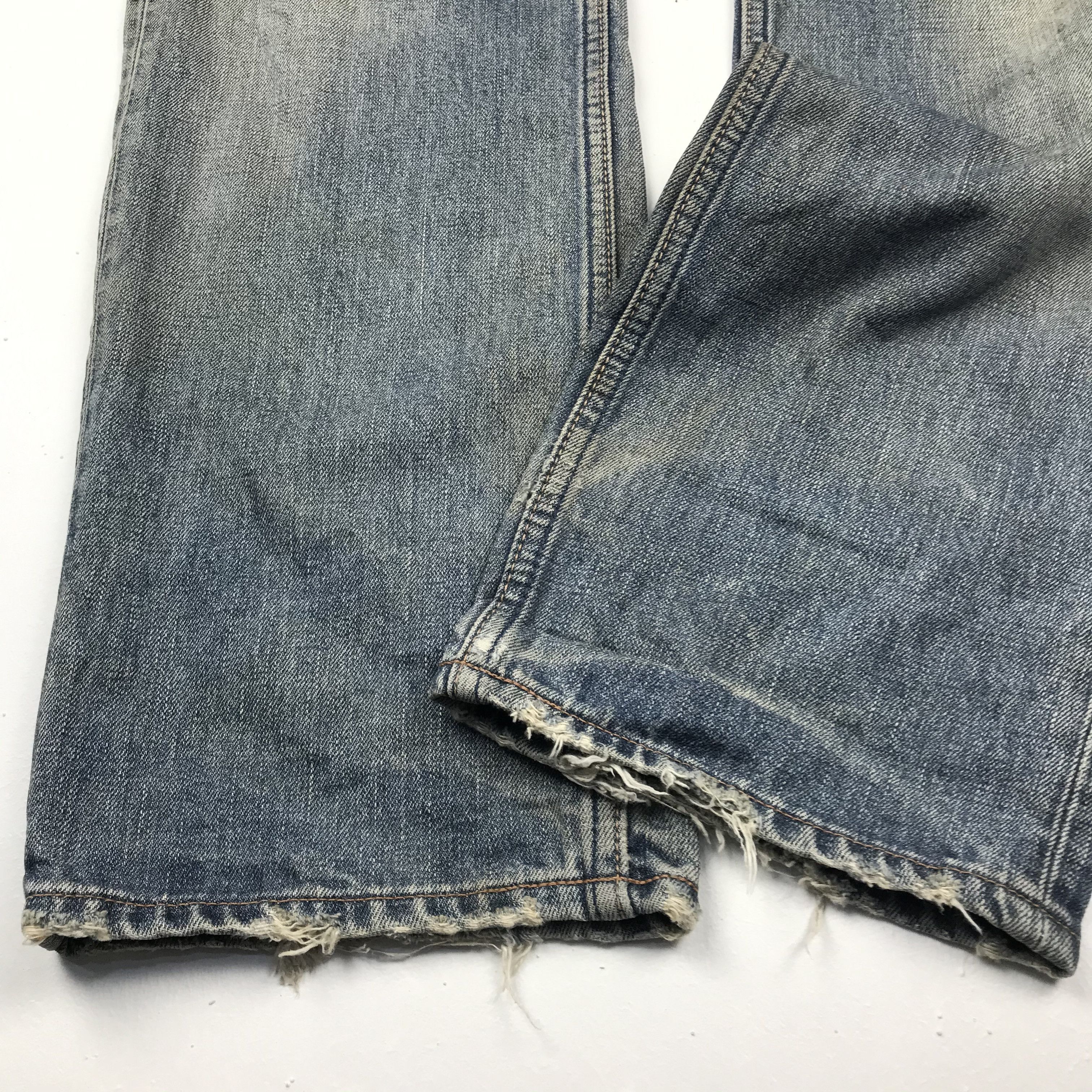 Levi's Vintage Clothing × Vintage vintage levis 502 distress denim nice design Size US 32 / EU 48 - 2 Thumbnail
