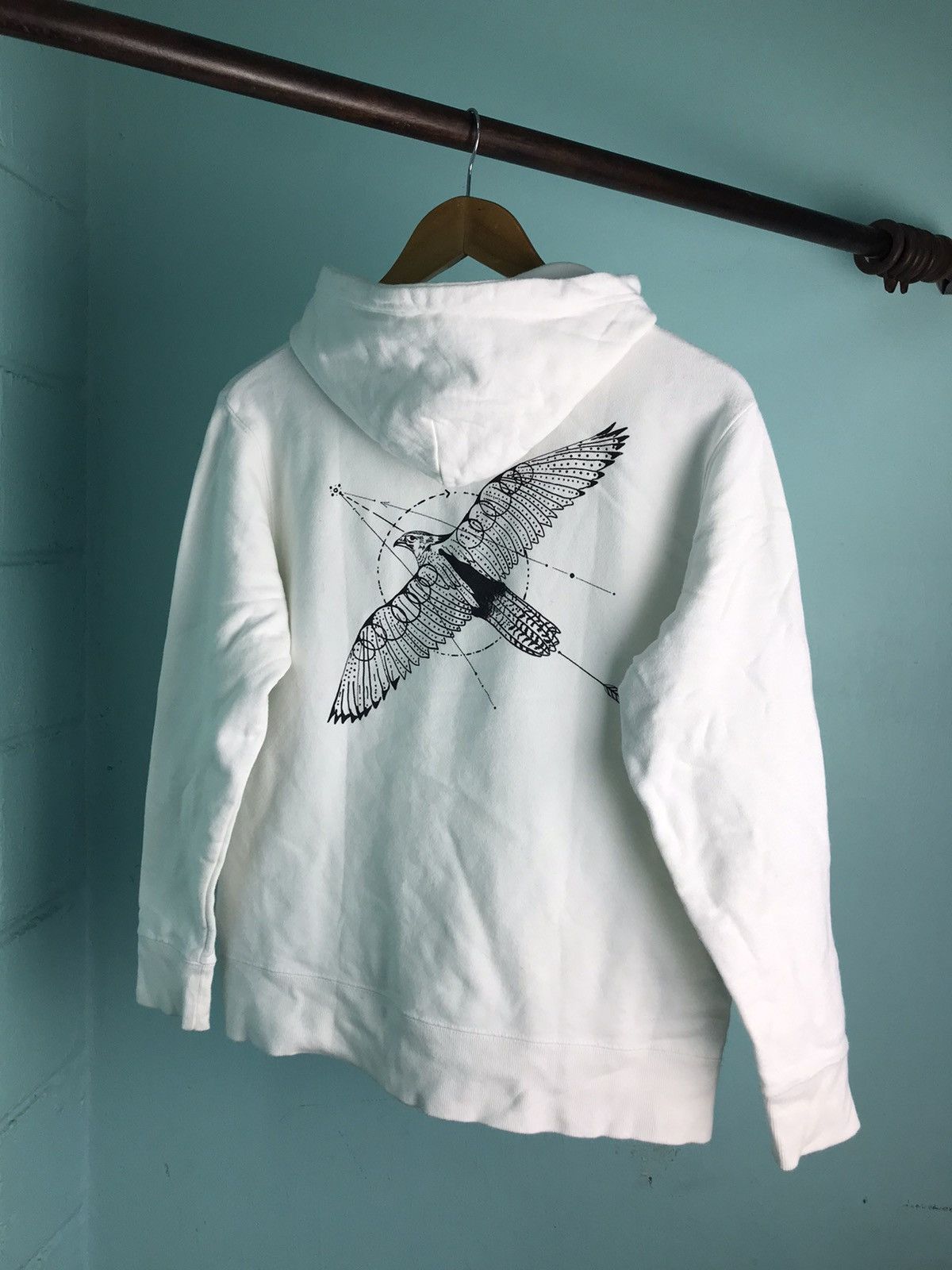 image of Ss19 Sacai X Dr Woo Limited Edition White Hoodie, Men's (Size Medium)