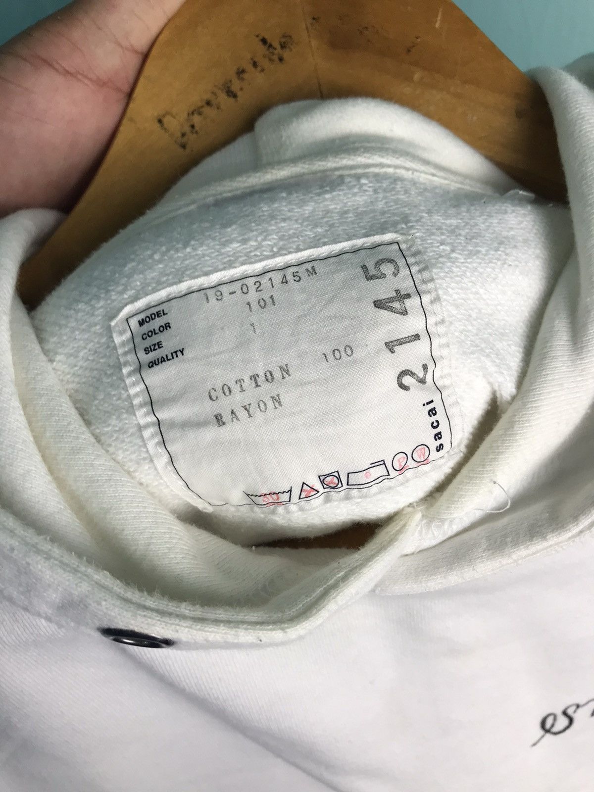 Sacai SS19 Sacai X Dr Woo Limited Edition White Hoodie Size US M / EU 48-50 / 2 - 13 Thumbnail