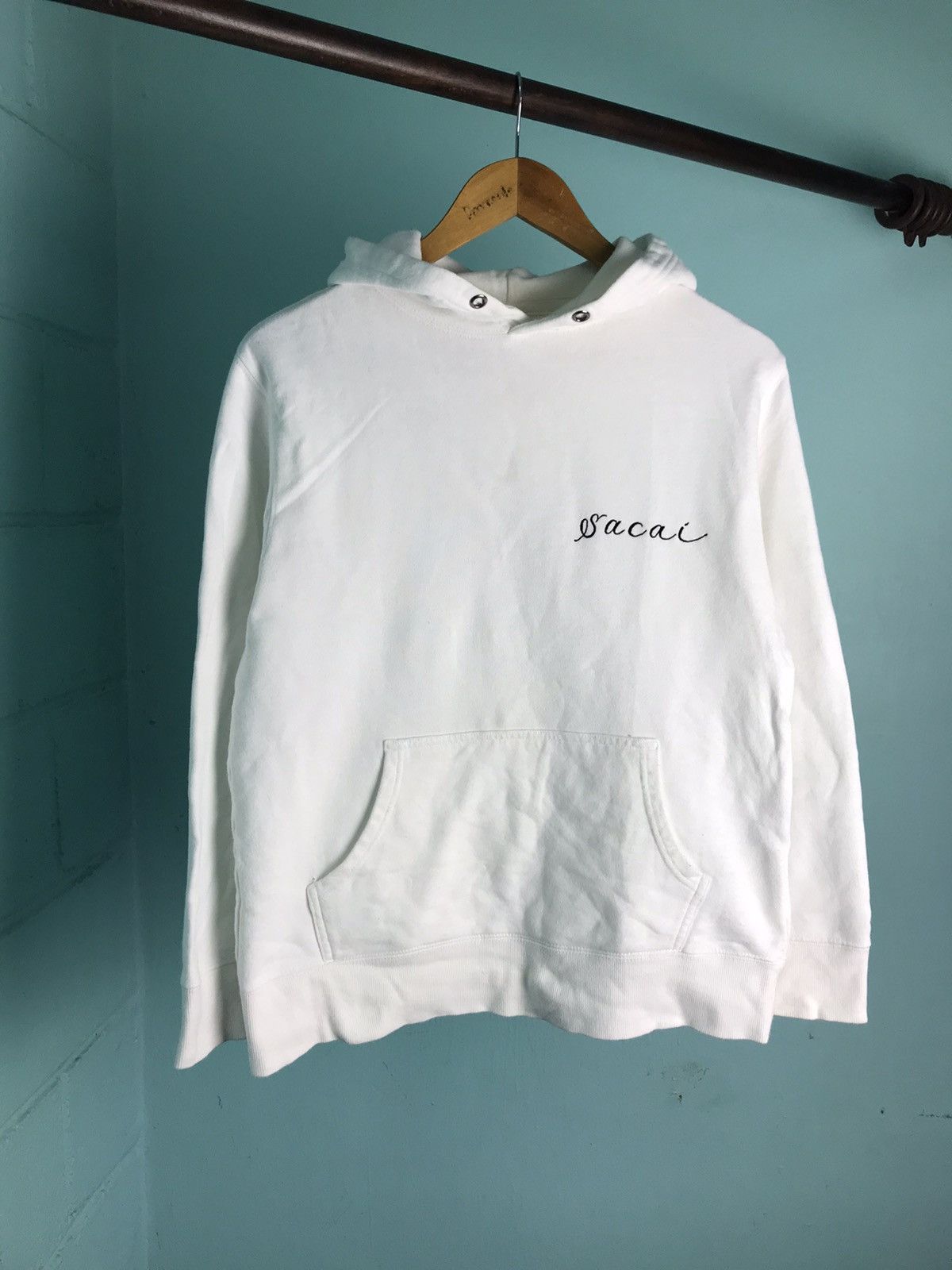 Sacai SS19 Sacai X Dr Woo Limited Edition White Hoodie Size US M / EU 48-50 / 2 - 2 Thumbnail