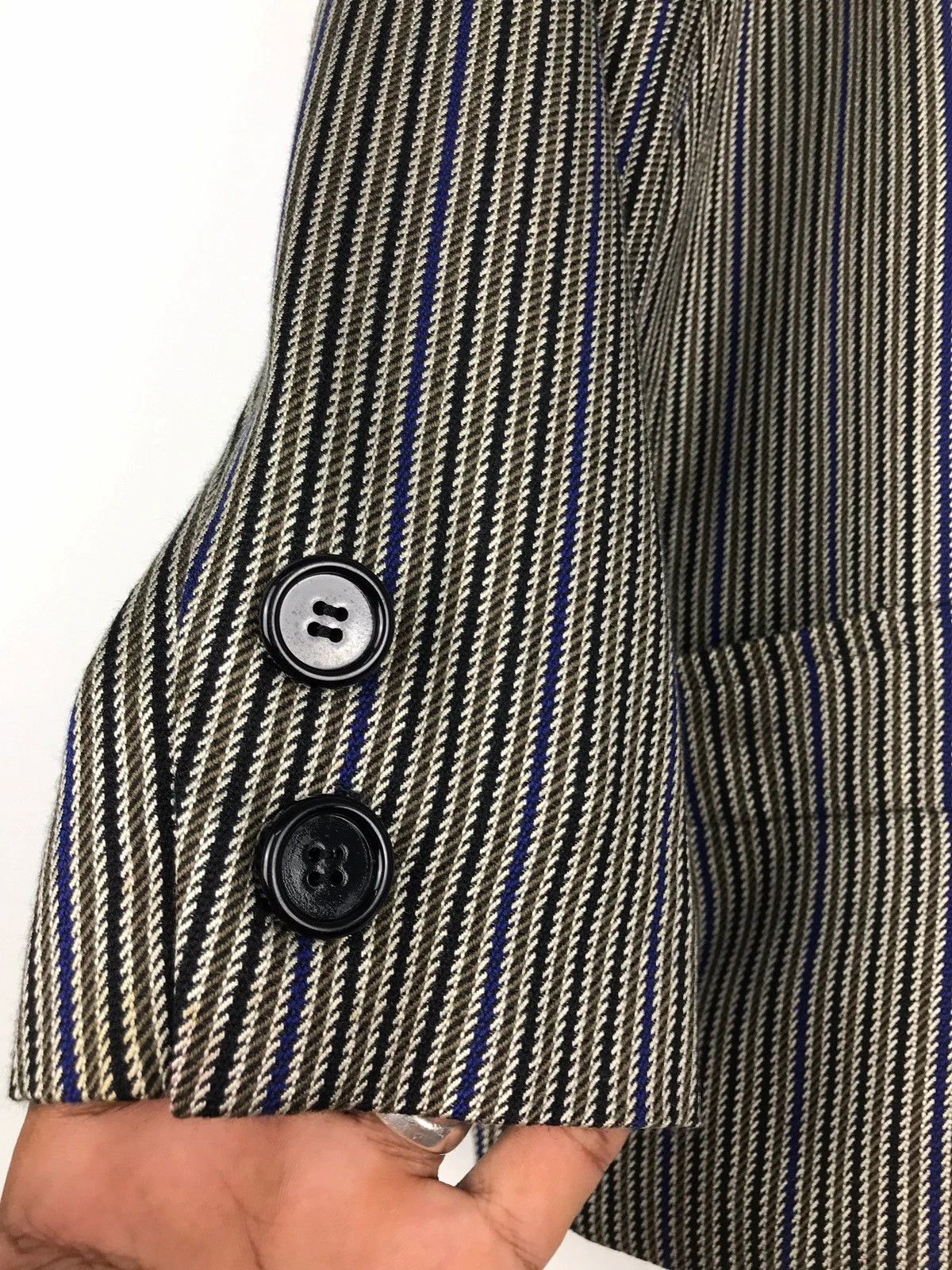 Yves Saint Laurent Yves Saint Laurent Blazer Hickory Stripe Size US S / EU 44-46 / 1 - 3 Thumbnail