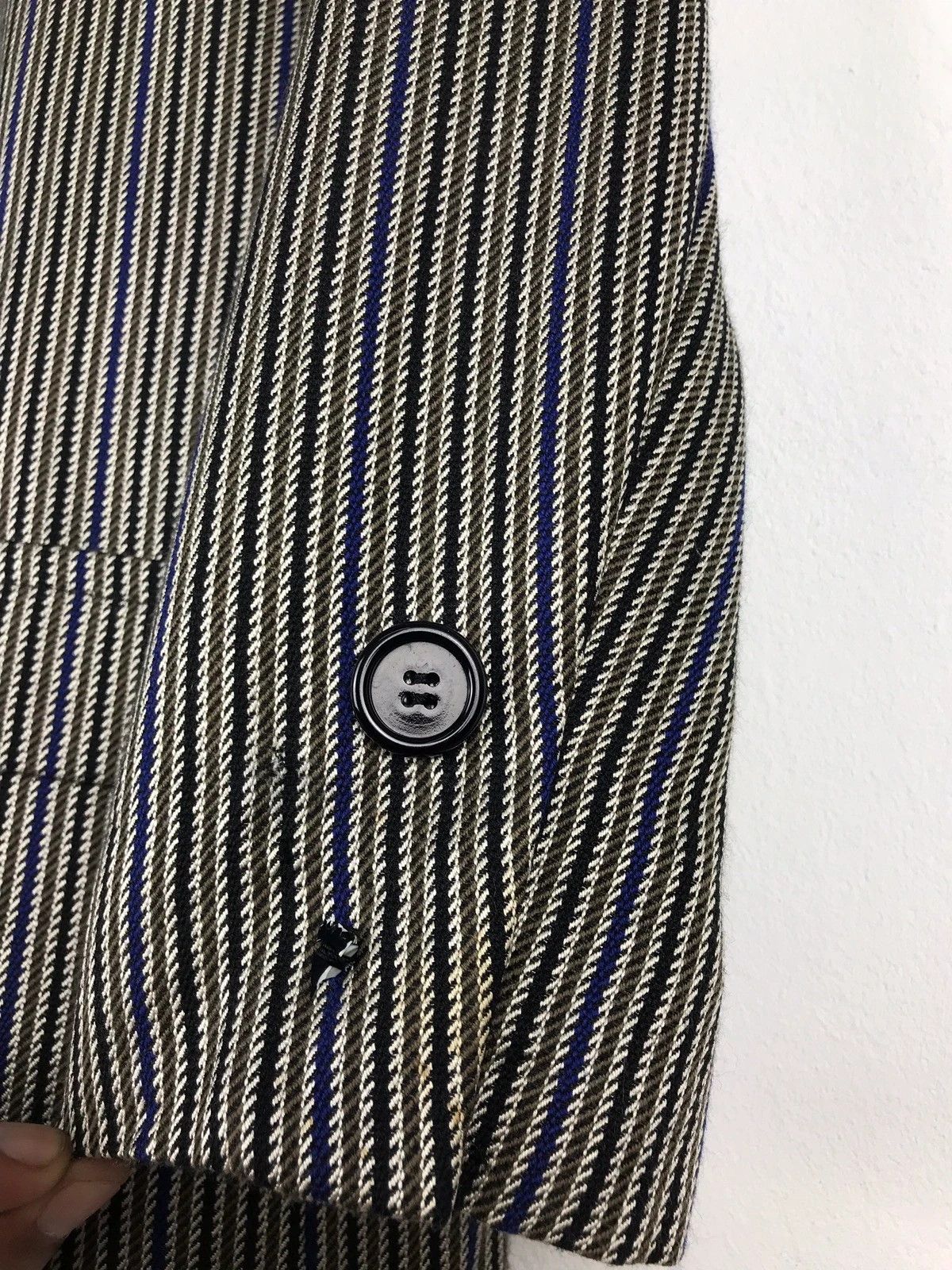 Yves Saint Laurent Yves Saint Laurent Blazer Hickory Stripe Size US S / EU 44-46 / 1 - 4 Thumbnail