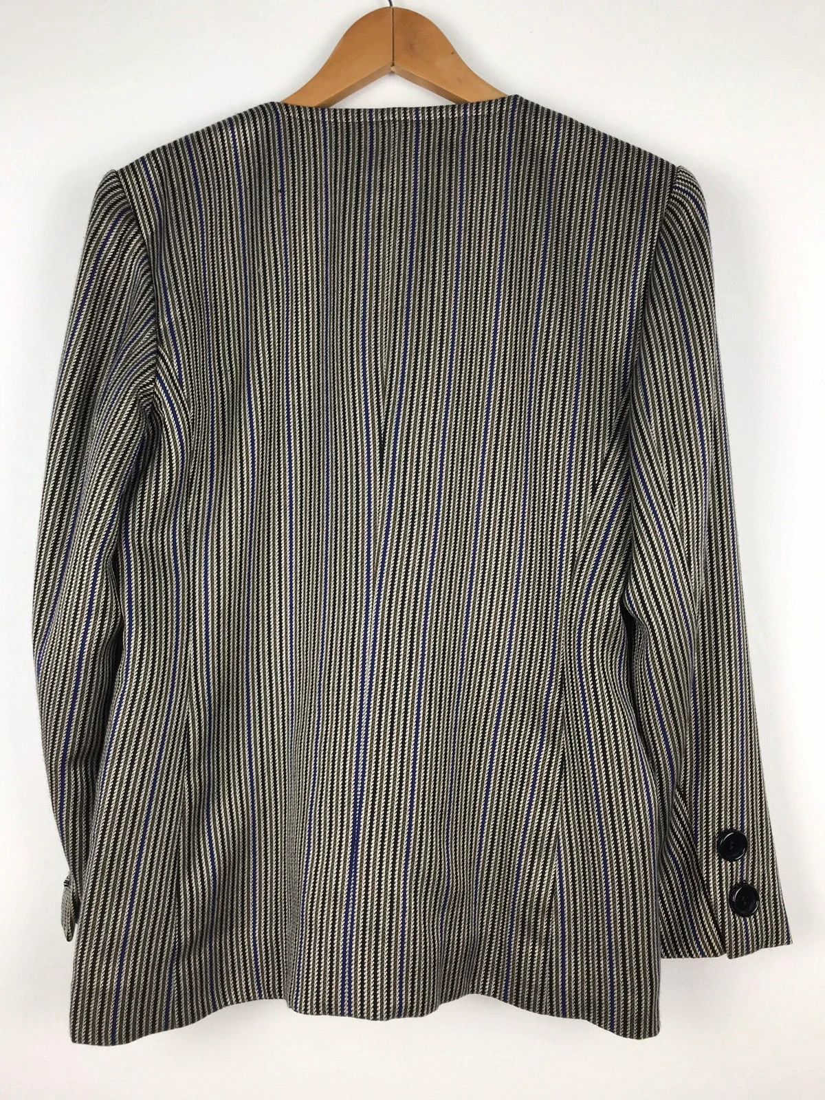 Yves Saint Laurent Yves Saint Laurent Blazer Hickory Stripe Size US S / EU 44-46 / 1 - 7 Thumbnail