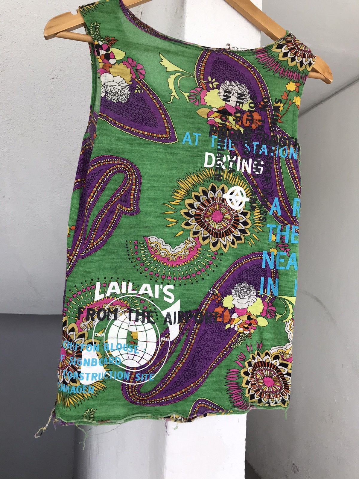 Issey Miyake Vintage Issey Miyake Sunaokuwahara Art Tank Top Size US XS / EU 42 / 0 - 11 Thumbnail