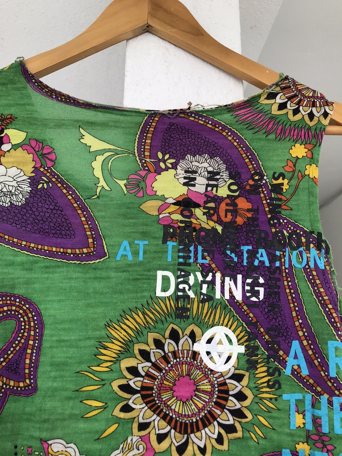 Issey Miyake Vintage Issey Miyake Sunaokuwahara Art Tank Top Size US XS / EU 42 / 0 - 13 Thumbnail