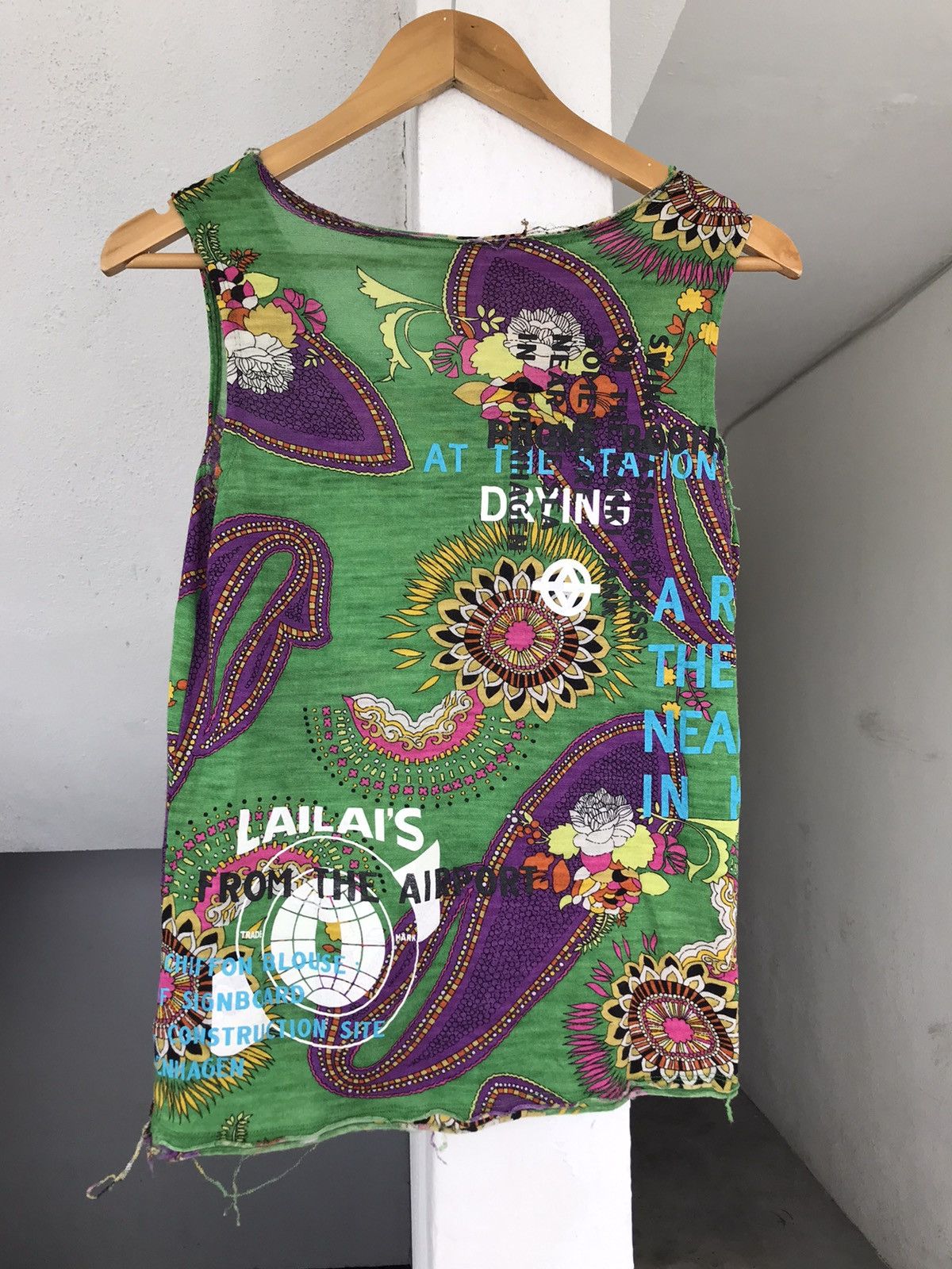 Issey Miyake Vintage Issey Miyake Sunaokuwahara Art Tank Top Size US XS / EU 42 / 0 - 10 Thumbnail
