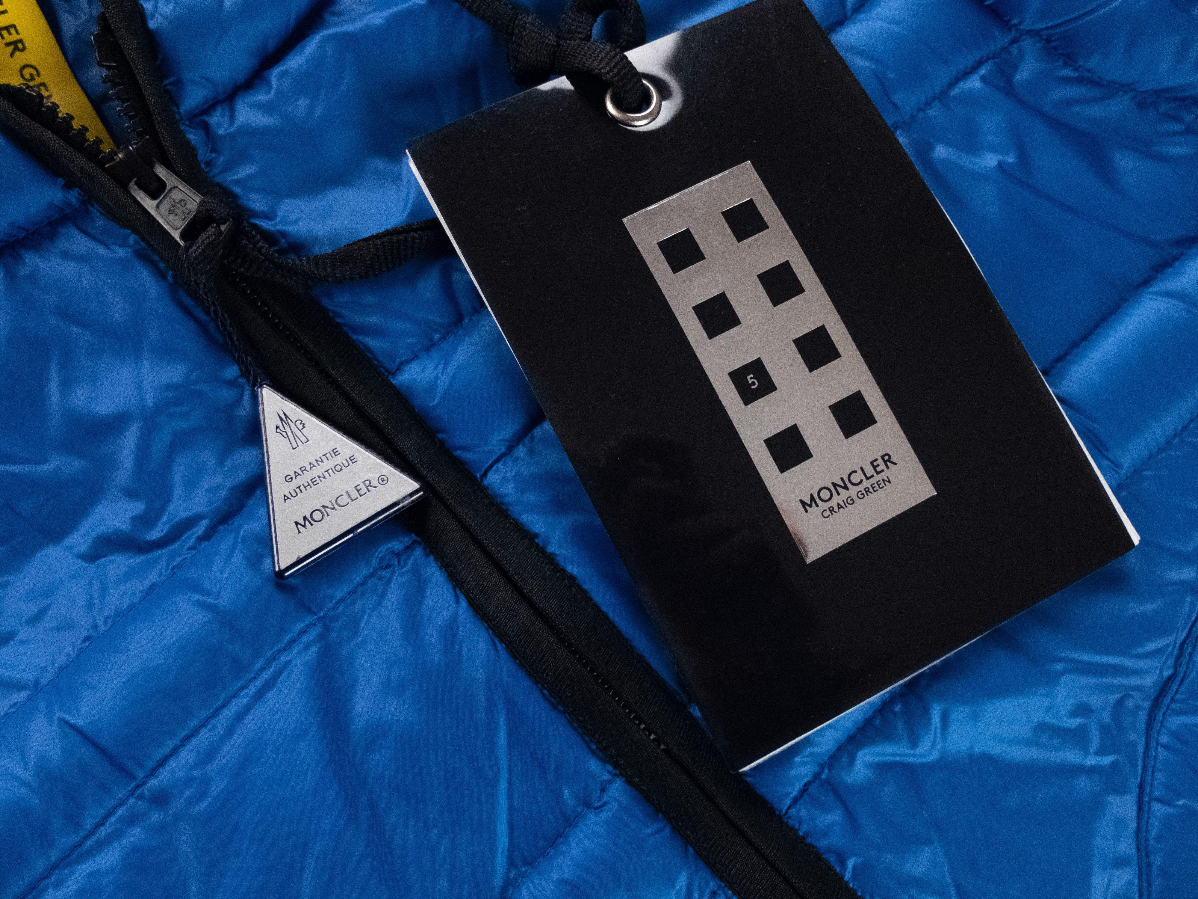 Moncler MONCLER Genius Craig Green Apex blue down hooded jacket 2 Size US M / EU 48-50 / 2 - 4 Thumbnail