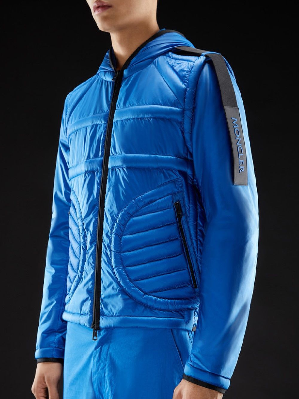 Moncler MONCLER Genius Craig Green Apex blue down hooded jacket 2 Size US M / EU 48-50 / 2 - 2 Thumbnail