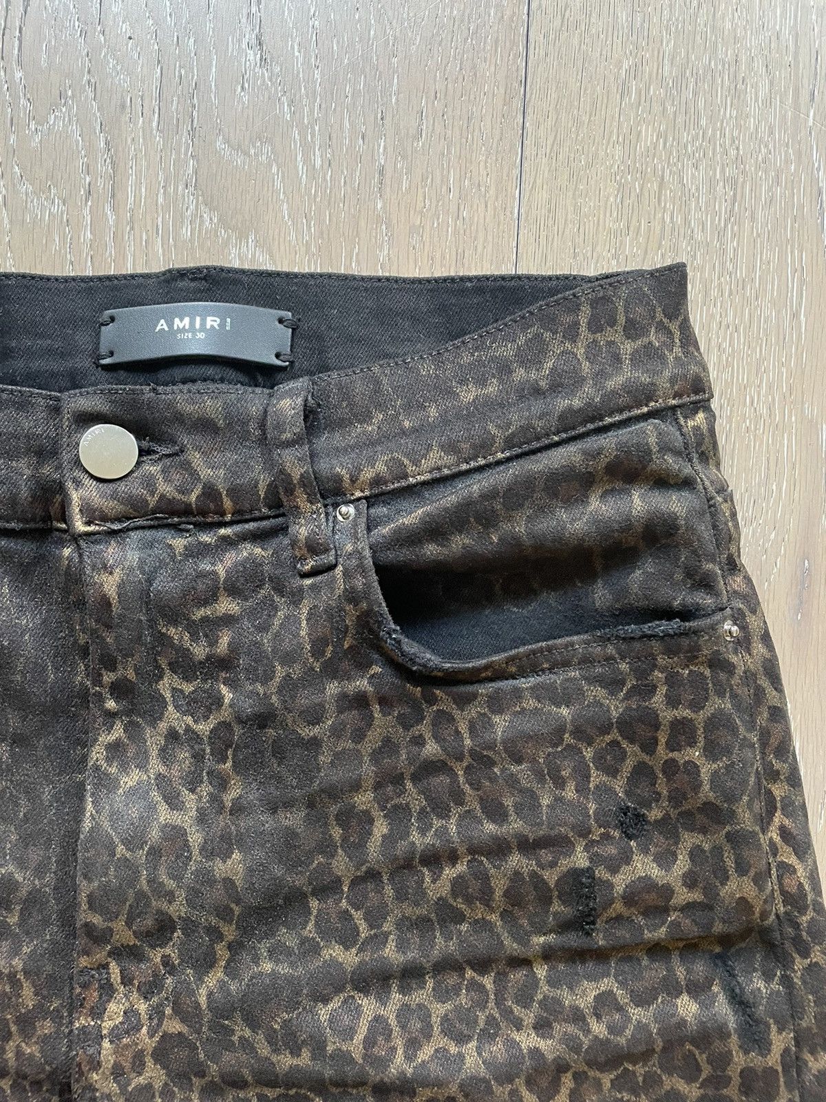 Amiri Amiri Foil Broken Leo Denim Size US 30 / EU 46 - 8 Thumbnail