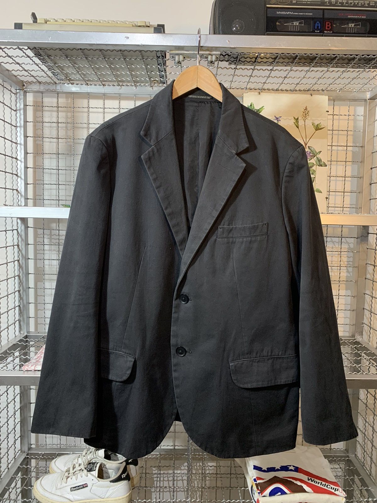 Yohji Yamamoto Yohji Yamamoto Pour Homme Blazer Jacket Size 40R - 2 Thumbnail